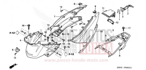 HOUSSE DE CARROSSERIE SCV100F5 de 2005